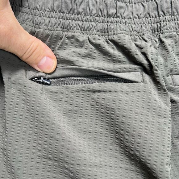 Athleta Textured Brooklyn Jogger Women’s 2 Pants Dark Olive Green Athliesure Gym - Picture 6 of 10